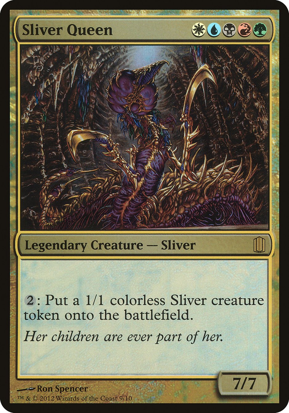 Sliver Queen (Oversized) [Commander's Arsenal Oversized] | Good Games Morley