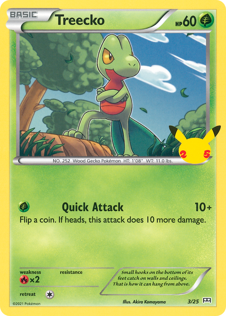 Treecko (3/25) [McDonald's 25th Anniversary] | Good Games Morley