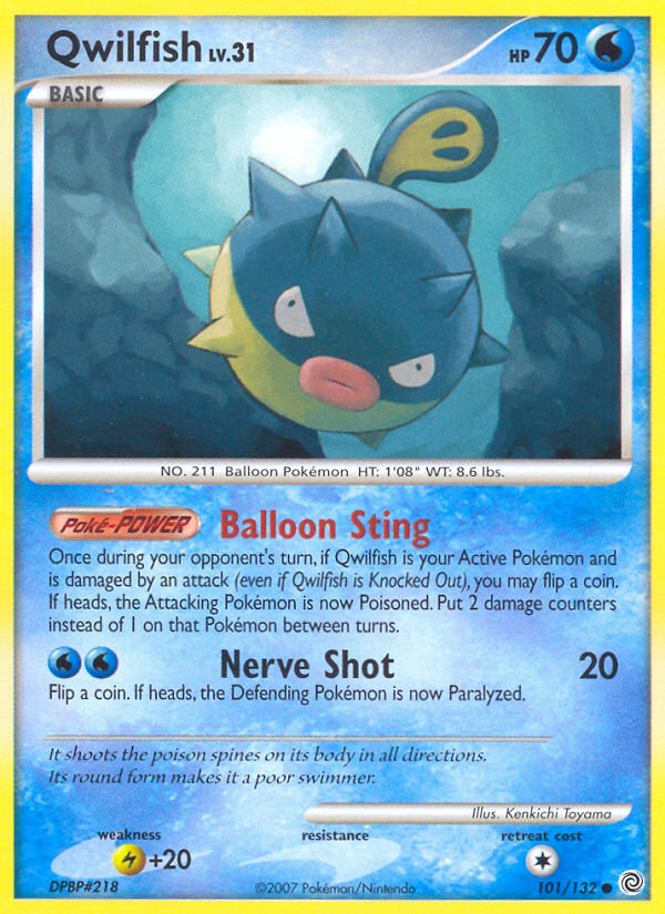 Qwilfish (101/132) [Diamond & Pearl: Secret Wonders] | Good Games Morley