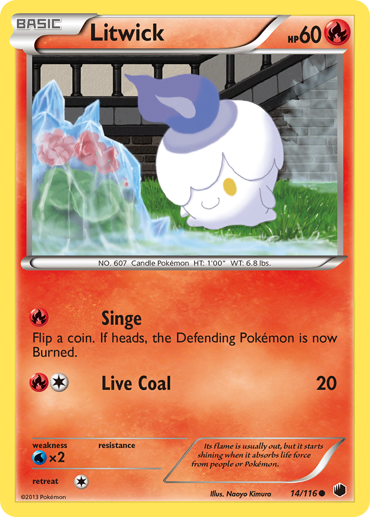 Litwick (14/116) [Black & White: Plasma Freeze] | Good Games Morley