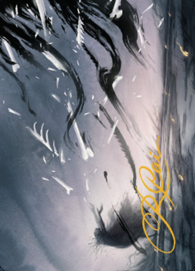 Shadow Prophecy Art Card (Gold-Stamped Signature) [Dominaria United Art Series] | Good Games Morley