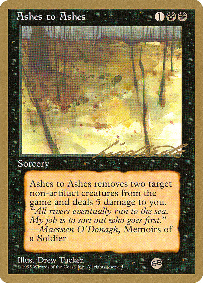 Ashes to Ashes (Leon Lindback) (SB) [Pro Tour Collector Set] | Good Games Morley