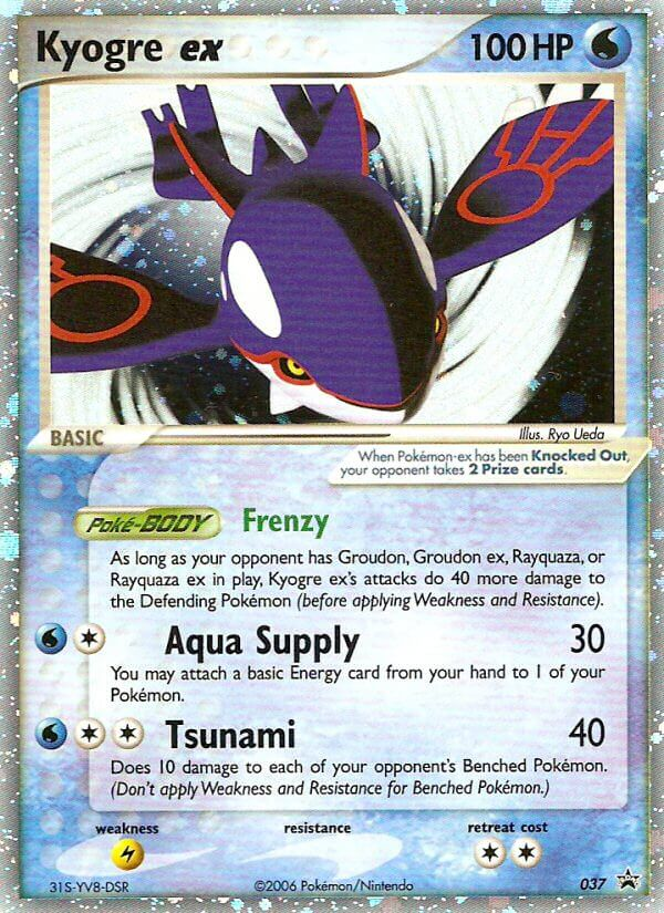 Kyogre ex (037) [Nintendo: Black Star Promos] | Good Games Morley