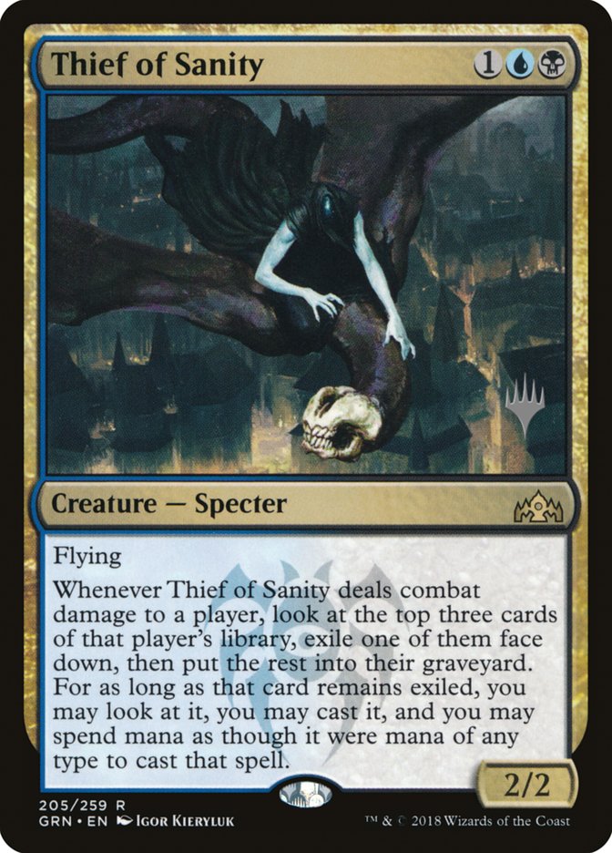 Thief of Sanity (Promo Pack) [Guilds of Ravnica Promos] | Good Games Morley