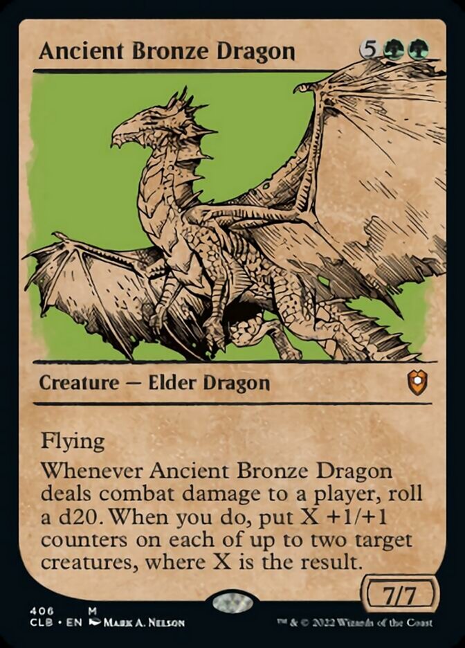 Ancient Bronze Dragon (Showcase) [Commander Legends: Battle for Baldur's Gate] | Good Games Morley