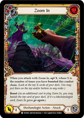Zoom In (Yellow) [EVR080] (Everfest)  1st Edition Rainbow Foil | Good Games Morley