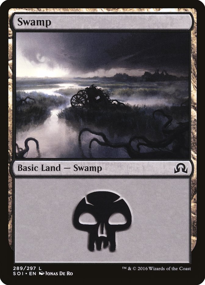 Swamp (289) [Shadows over Innistrad] | Good Games Morley