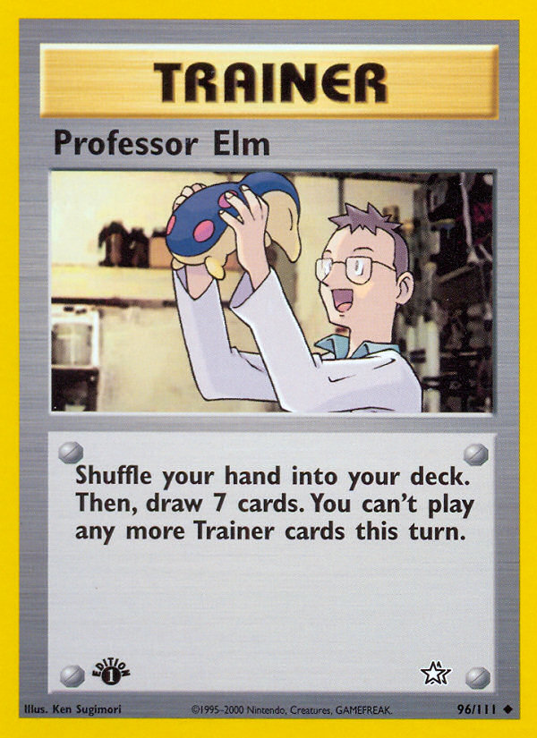 Professor Elm (96/111) [Neo Genesis 1st Edition] | Good Games Morley