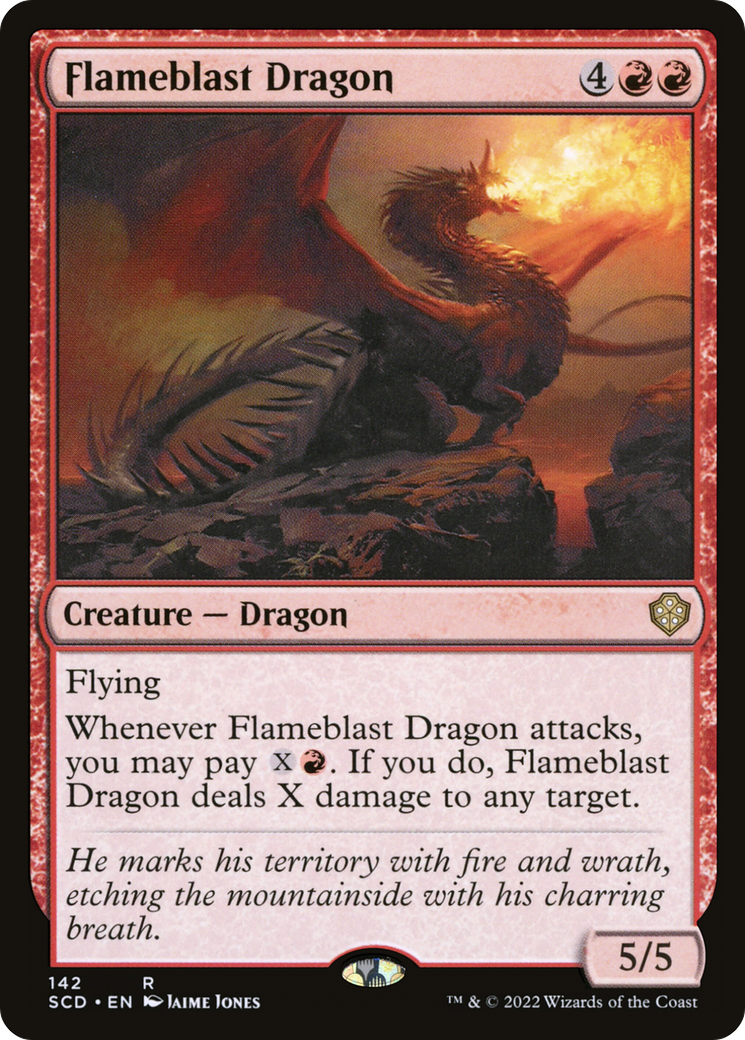 Flameblast Dragon [Starter Commander Decks] | Good Games Morley