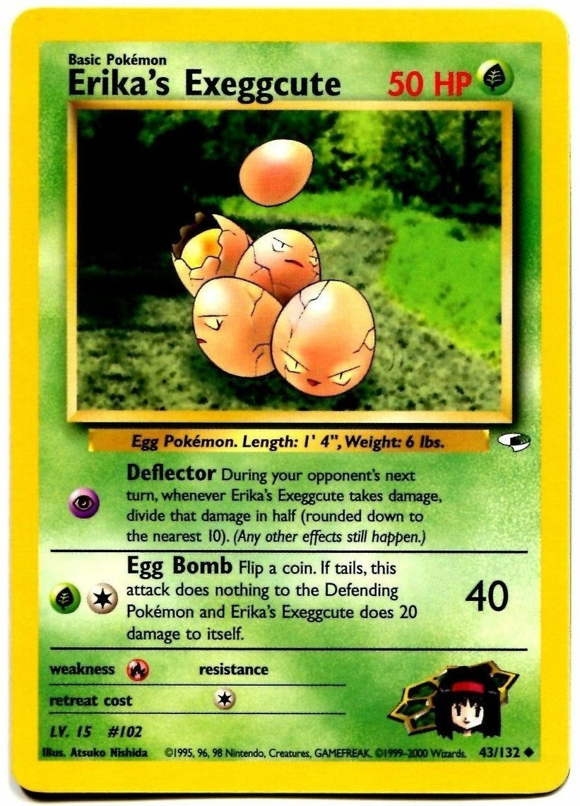 Erika's Exeggcute (43/132) [Gym Heroes Unlimited] | Good Games Morley