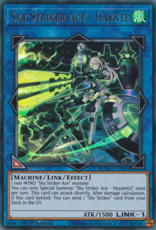 Sky Striker Ace - Hayate [MAMA-EN007] Ultra Rare | Good Games Morley