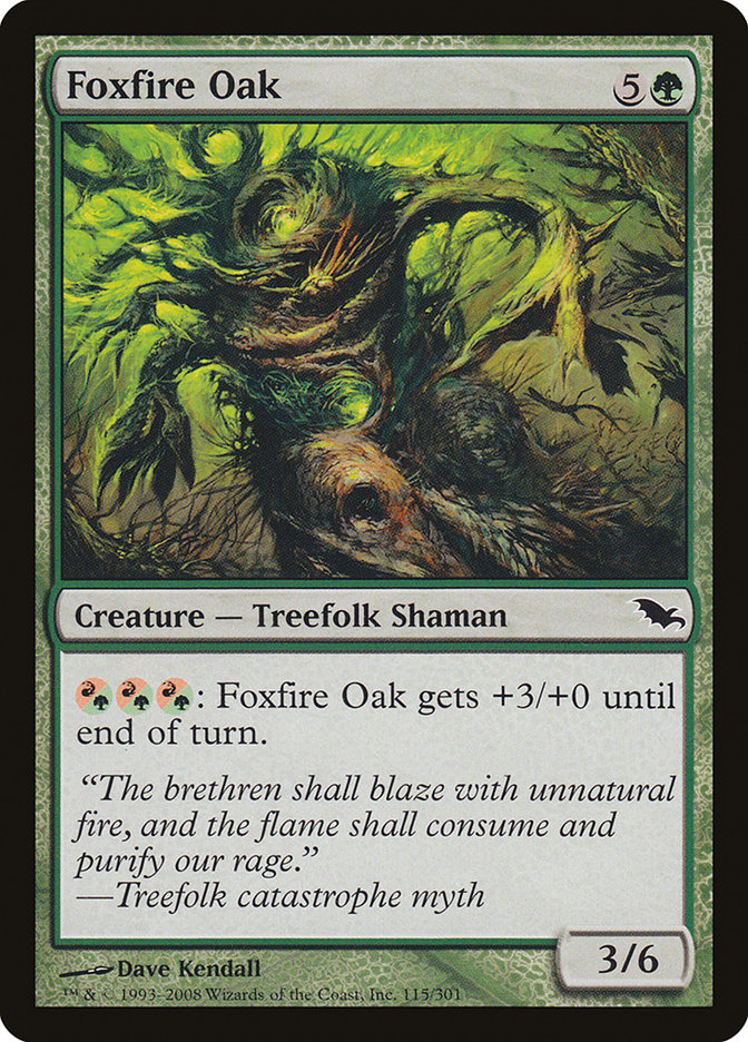 Foxfire Oak [Shadowmoor] | Good Games Morley