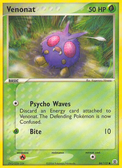 Venonat (84/112) [EX: FireRed & LeafGreen] | Good Games Morley