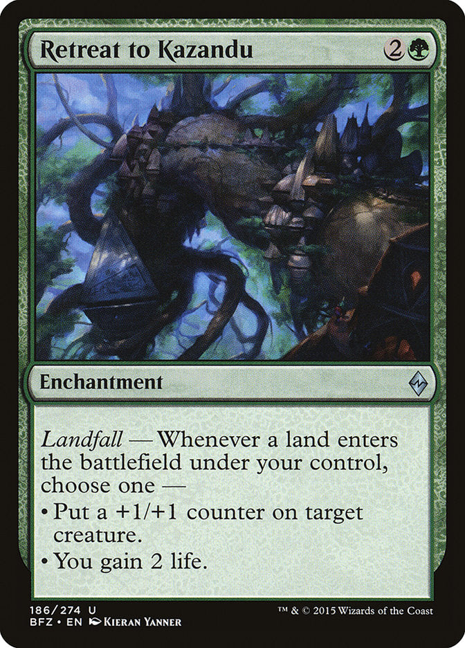 Retreat to Kazandu [Battle for Zendikar] | Good Games Morley