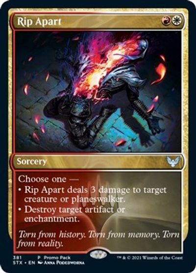 Rip Apart (Promo Pack) [Strixhaven: School of Mages Promos] | Good Games Morley
