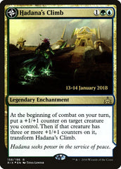 Hadana's Climb // Winged Temple of Orazca [Rivals of Ixalan Prerelease Promos] | Good Games Morley
