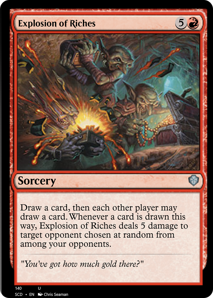 Explosion of Riches [Starter Commander Decks] | Good Games Morley