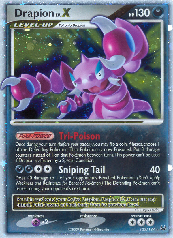 Drapion LV.X (123/127) [Platinum: Base Set] | Good Games Morley