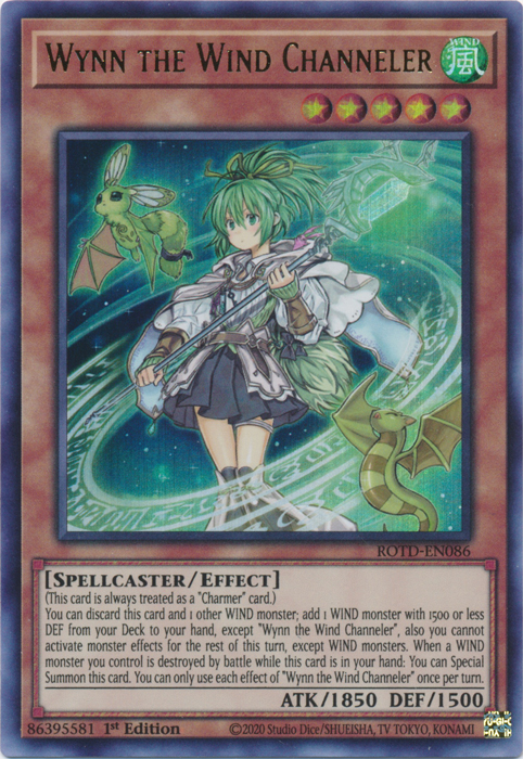 Wynn the Wind Channeler [ROTD-EN086] Ultra Rare | Good Games Morley