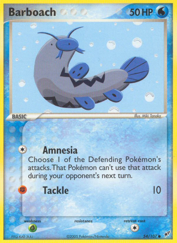 Barboach (54/107) [EX: Deoxys] | Good Games Morley