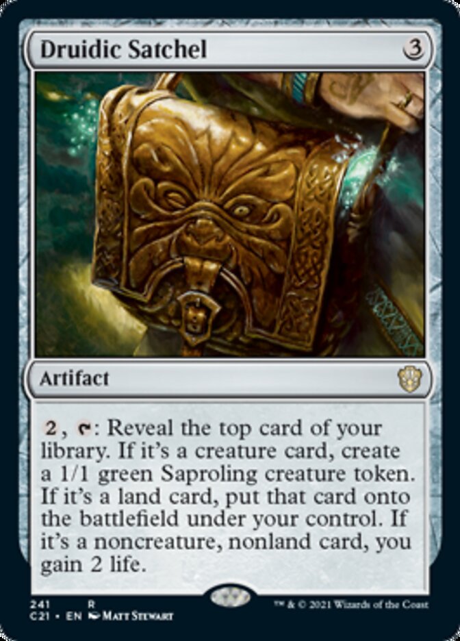 Druidic Satchel [Commander 2021] | Good Games Morley