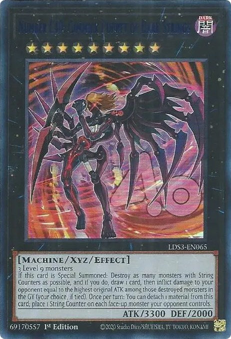 Number C40: Gimmick Puppet of Dark Strings (Blue) [LDS3-EN065] Ultra Rare | Good Games Morley