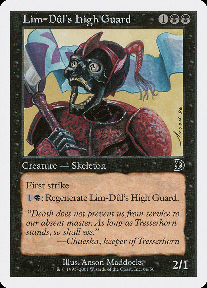 Lim-Dul's High Guard (Holding Flag) [Deckmasters] | Good Games Morley