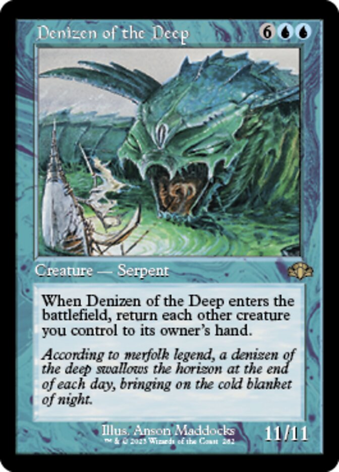 Denizen of the Deep (Retro) [Dominaria Remastered] | Good Games Morley