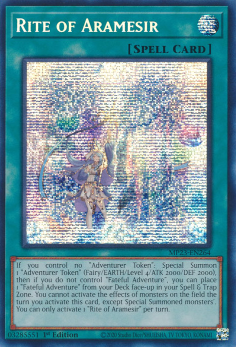 Rite of Aramesir [MP23-EN264] Prismatic Secret Rare | Good Games Morley