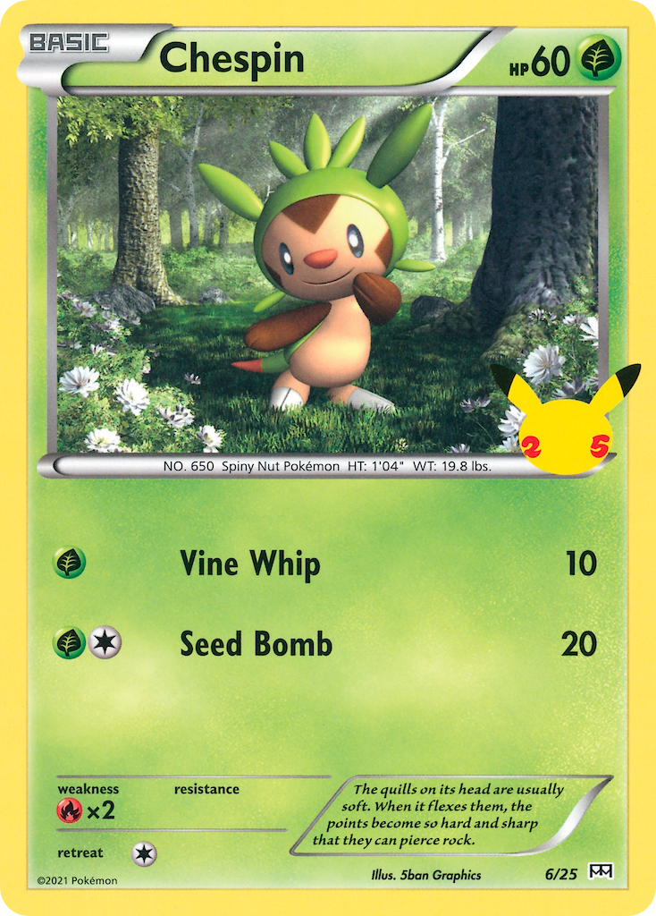 Chespin (6/25) [McDonald's 25th Anniversary] | Good Games Morley