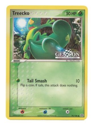 Treecko (70/106) (Gen Con The Best Four Days in Gaming Promo) [EX: Emerald] | Good Games Morley