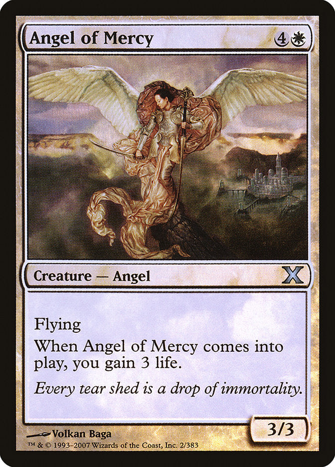 Angel of Mercy (Premium Foil) [Tenth Edition] | Good Games Morley