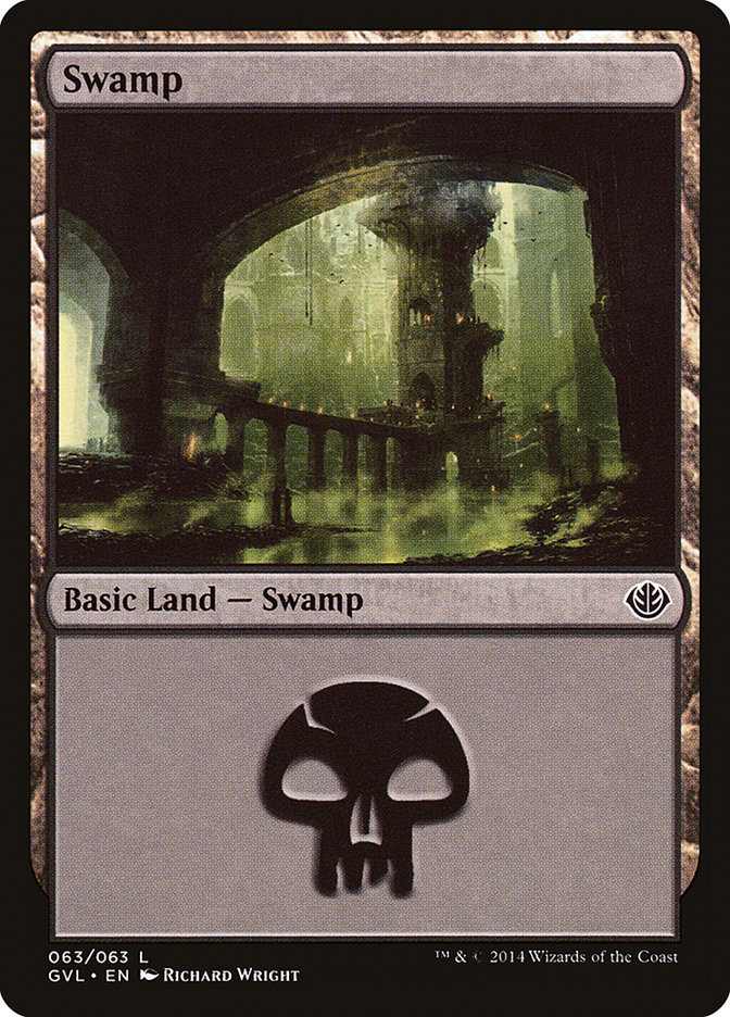 Swamp (63) (Garruk vs. Liliana) [Duel Decks Anthology] | Good Games Morley