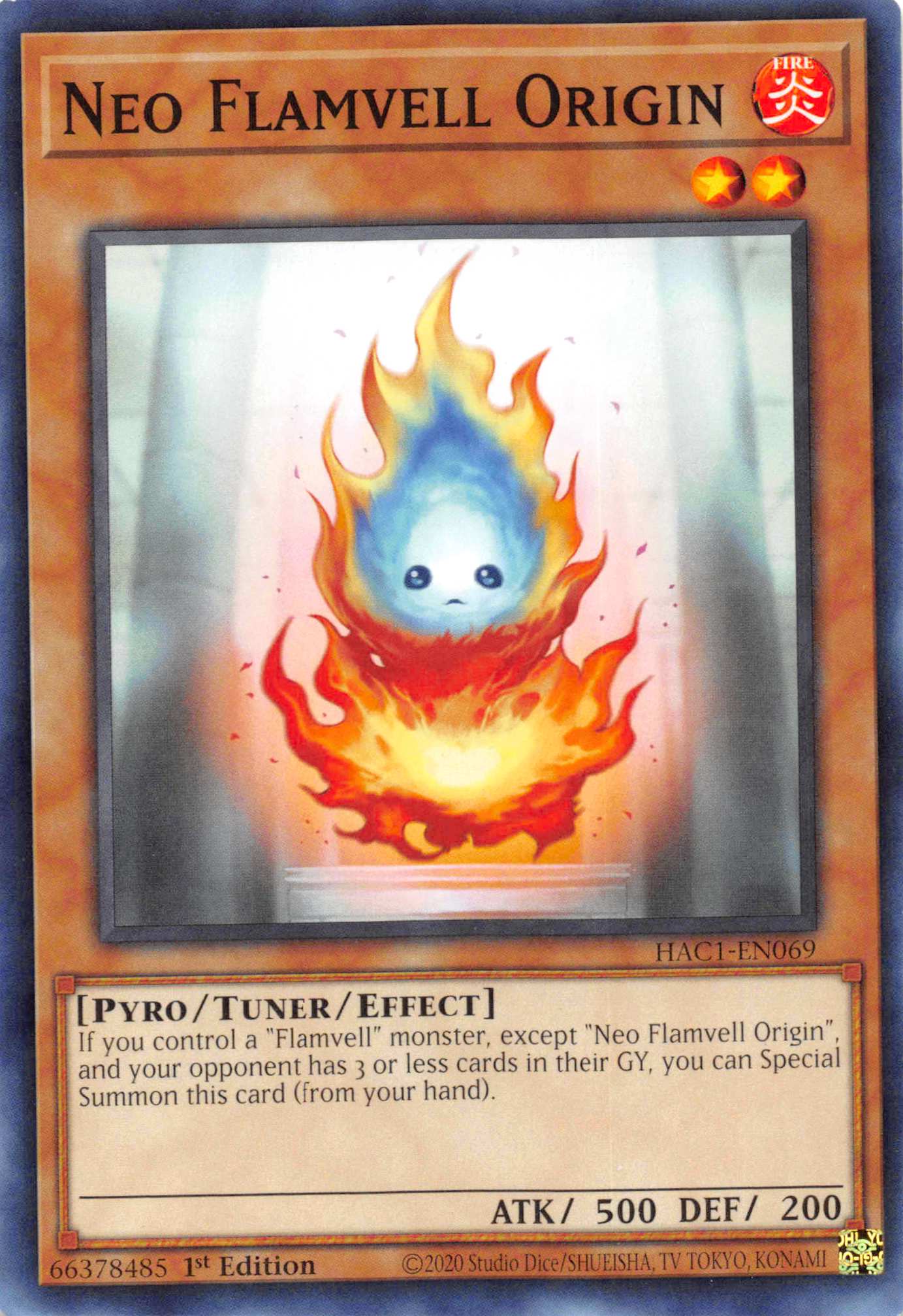 Neo Flamvell Origin [HAC1-EN069] Common | Good Games Morley