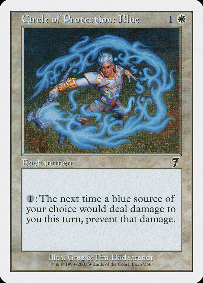 Circle of Protection: Blue [Seventh Edition] | Good Games Morley