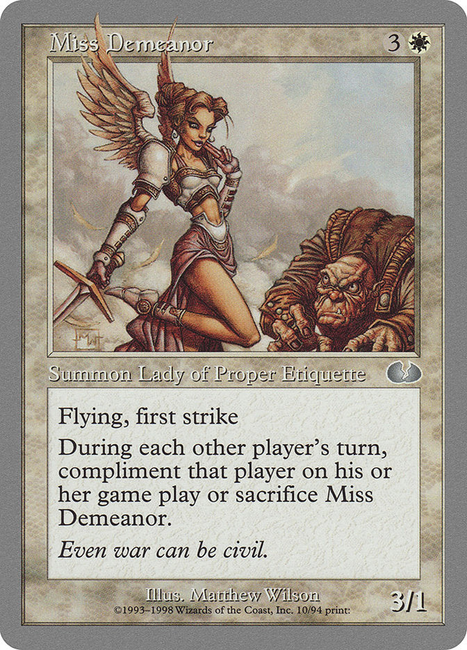 Miss Demeanor [Unglued] | Good Games Morley