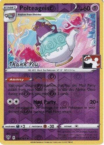 Polteageist (083/189) (Thank You Promo) [Sword & Shield: Darkness Ablaze] | Good Games Morley