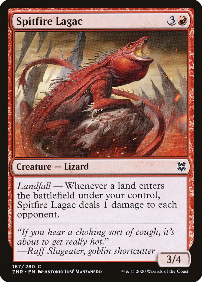 Spitfire Lagac [Zendikar Rising] | Good Games Morley
