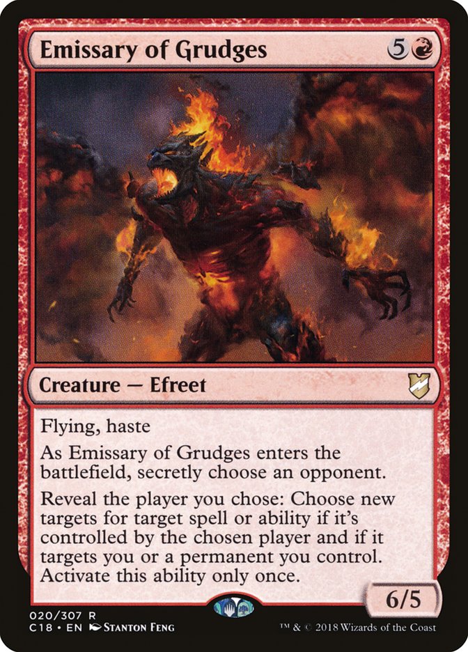 Emissary of Grudges [Commander 2018] | Good Games Morley