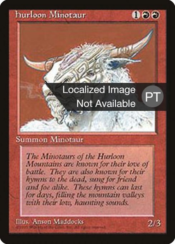 Hurloon Minotaur [Fourth Edition (Foreign Black Border)] | Good Games Morley