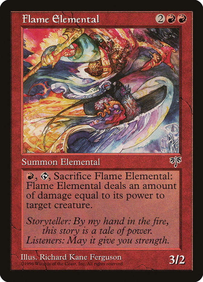 Flame Elemental [Mirage] | Good Games Morley