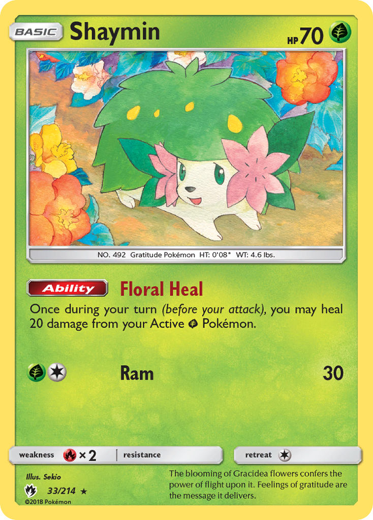 Shaymin (33/214) [Sun & Moon: Lost Thunder] | Good Games Morley