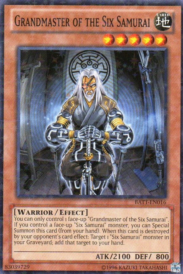 Grandmaster of the Six Samurai [BATT-EN016] Starfoil Rare | Good Games Morley