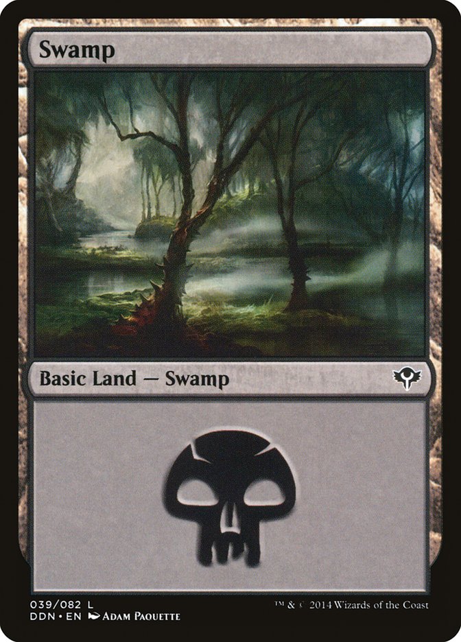 Swamp (39) [Duel Decks: Speed vs. Cunning] | Good Games Morley