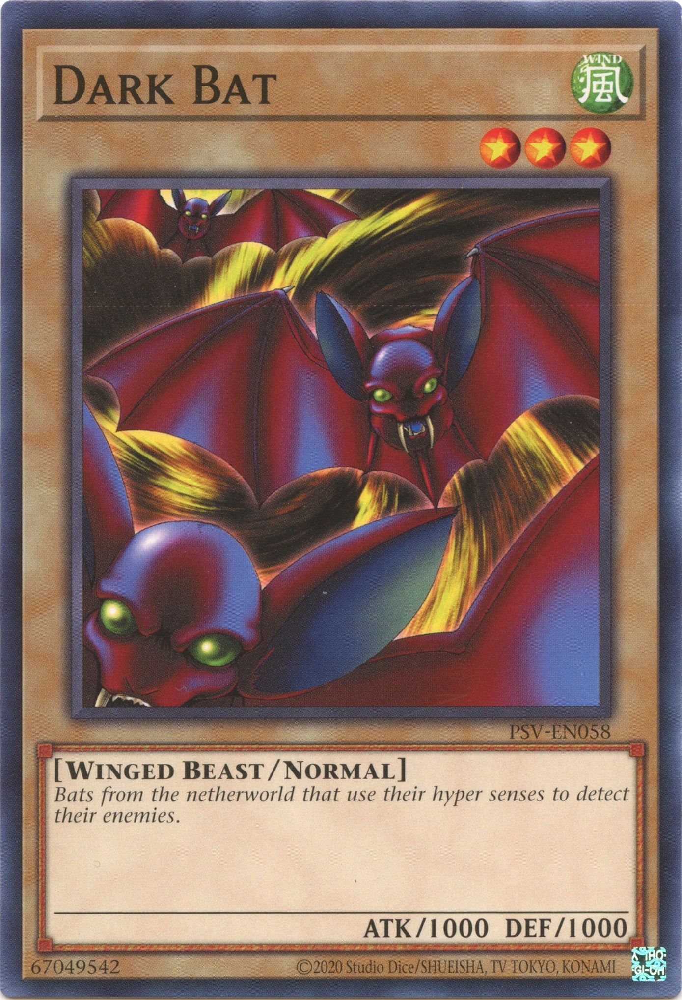 Dark Bat (25th Anniversary) [PSV-EN058] Common | Good Games Morley