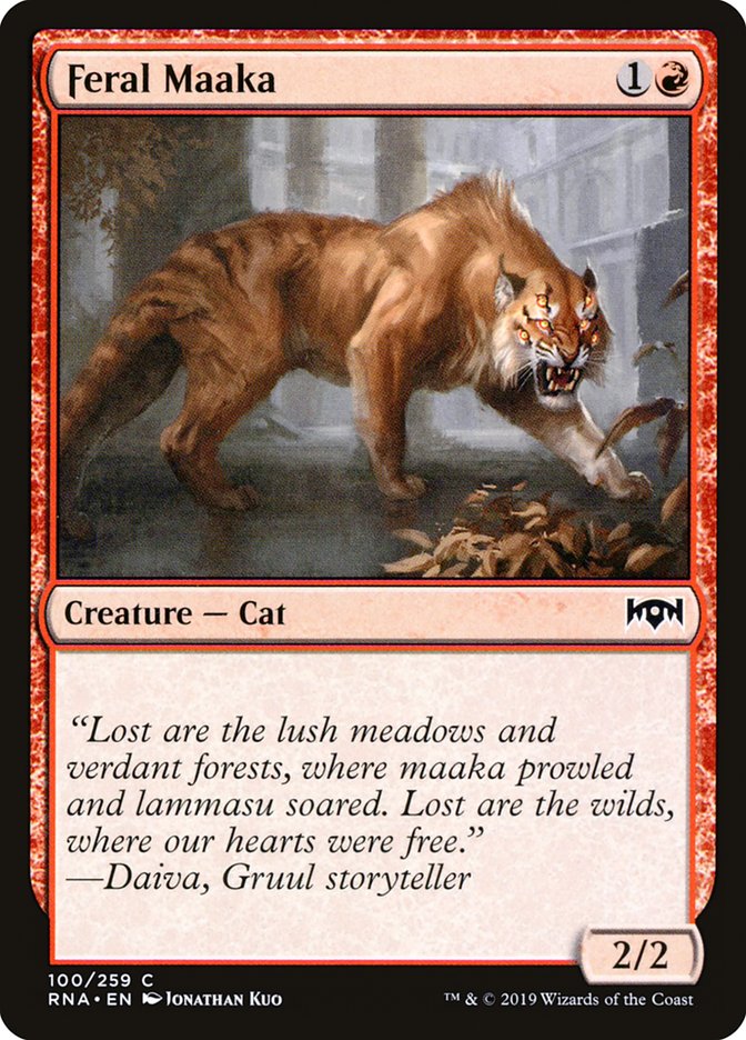 Feral Maaka [Ravnica Allegiance] | Good Games Morley