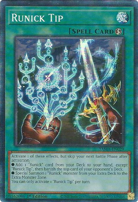 Runick Tip [TAMA-EN029] Collector's Rare | Good Games Morley