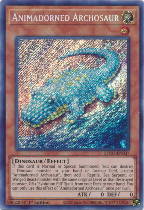 Animadorned Archosaur [ETCO-EN037] Secret Rare | Good Games Morley