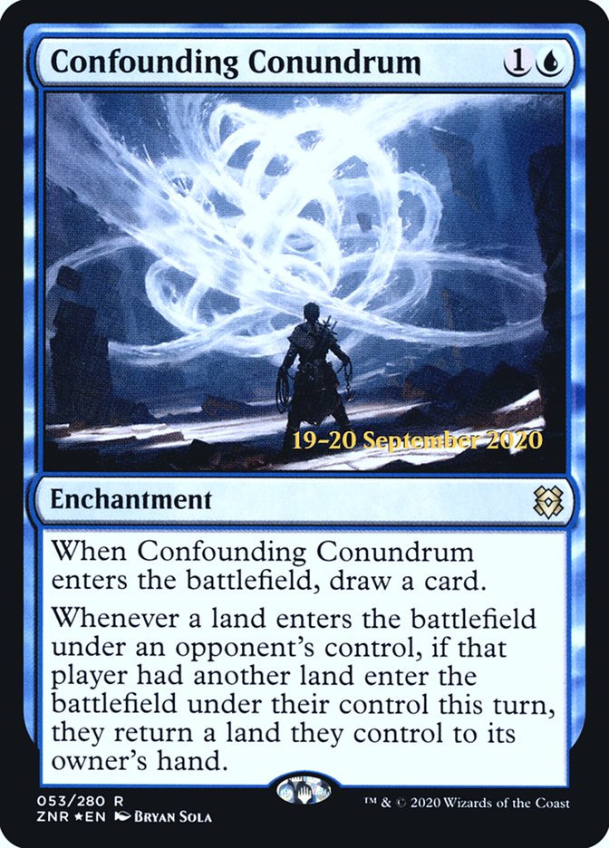 Confounding Conundrum [Zendikar Rising Prerelease Promos] | Good Games Morley