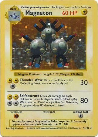 Magneton (9/102) [Base Set Shadowless Unlimited] | Good Games Morley